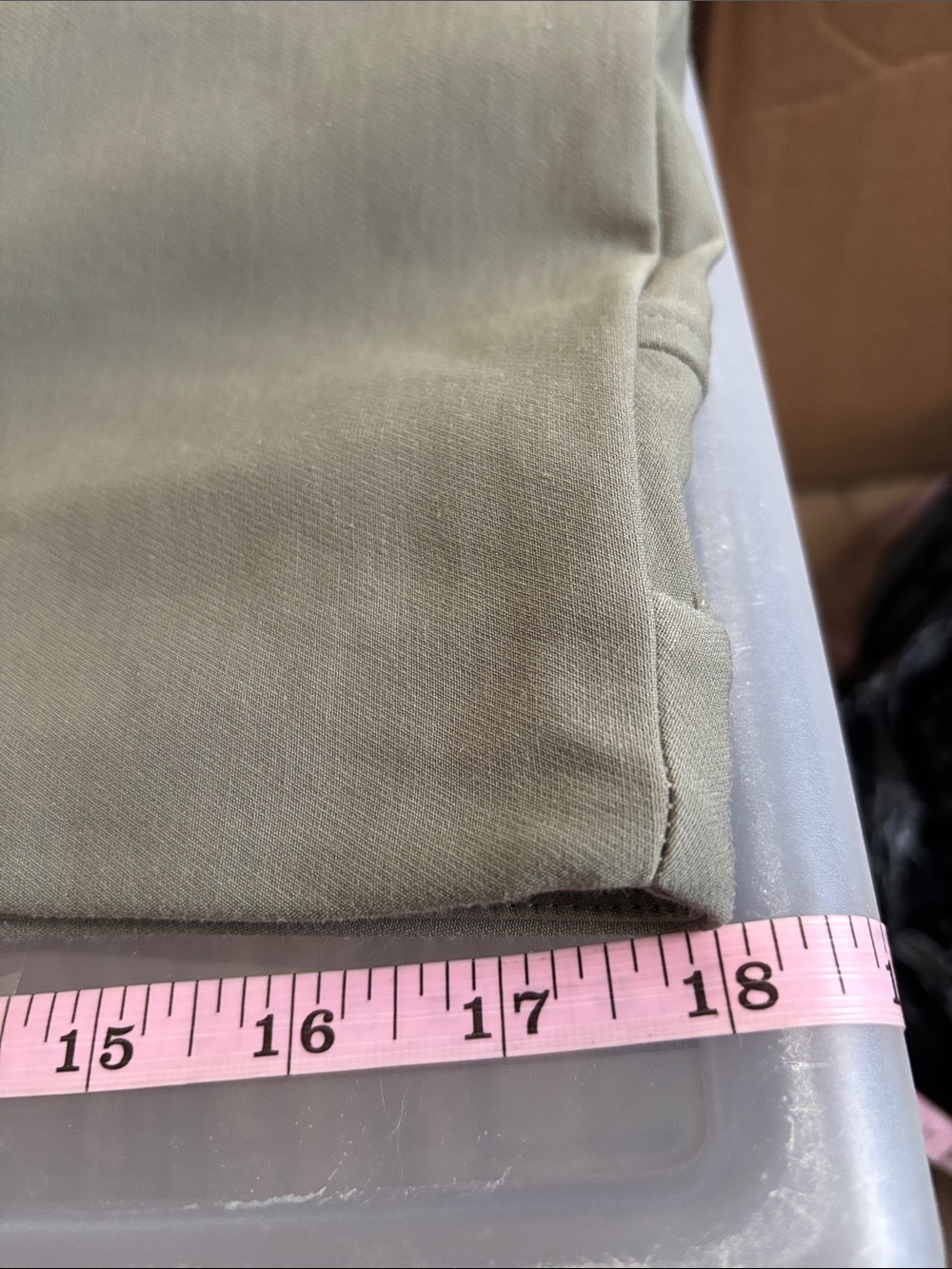 m.m. lafleur The Foster Cigarette Pant - PowerStretch in Thyme - Picture 10 of 10